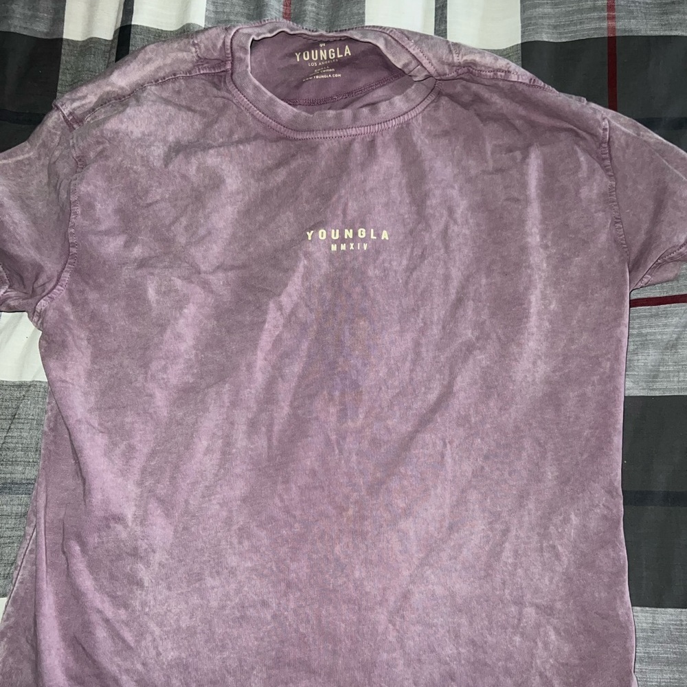 YoungLA lavender wavy tee